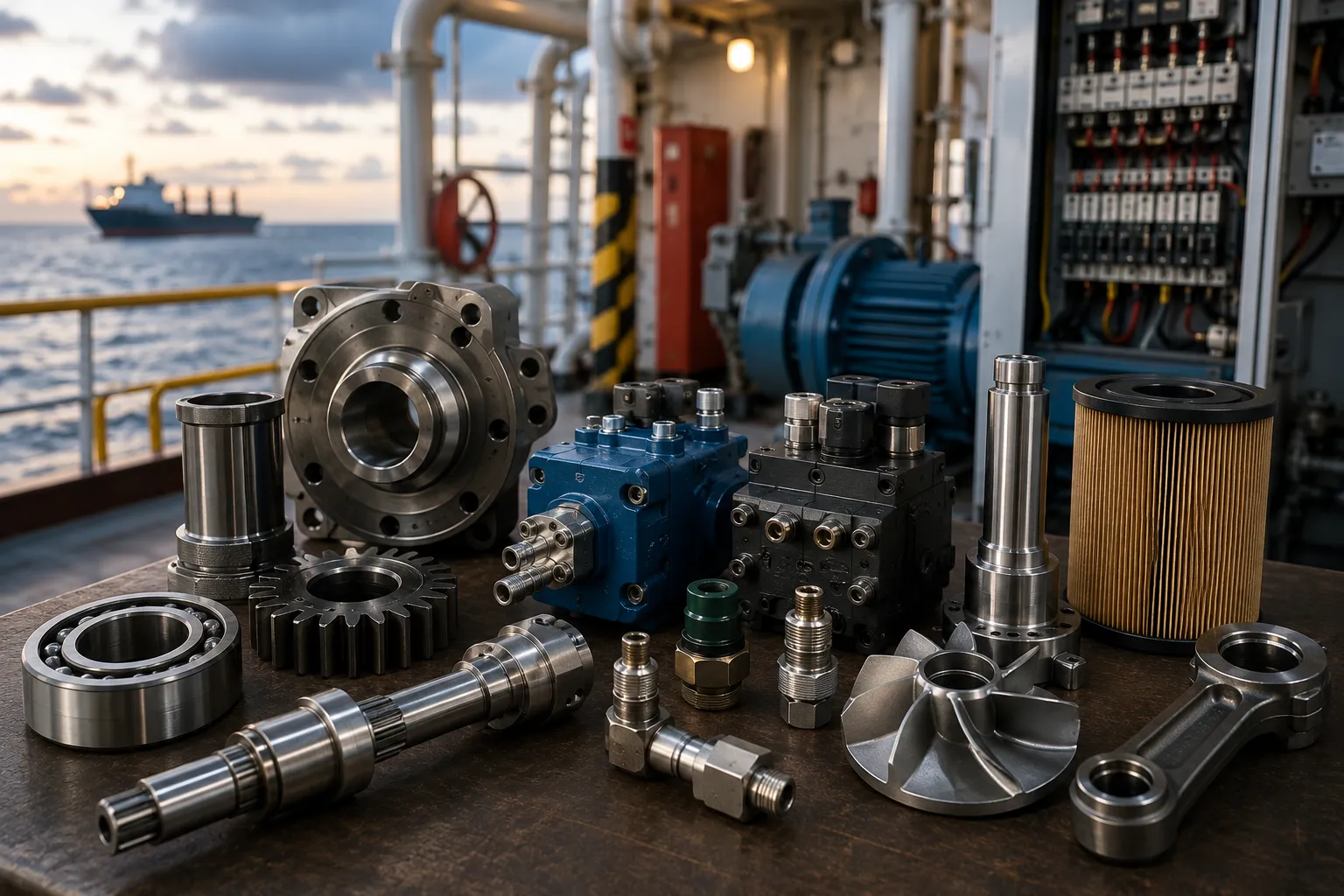 Marine Machinery Spare Parts Engine Components