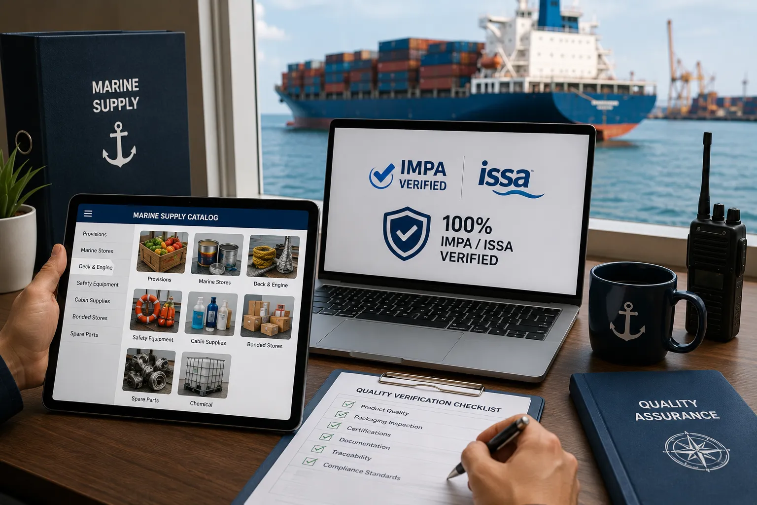 IMPA and ISSA Marine Stores Inventory Standardization and Quality Inspection