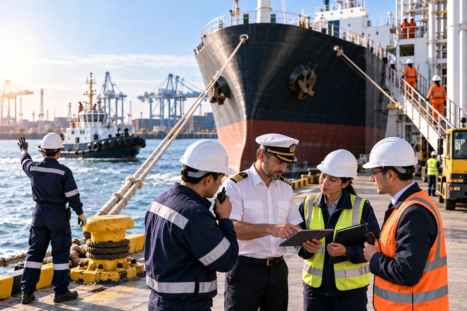 Cruise turnaround and port call coordination services
