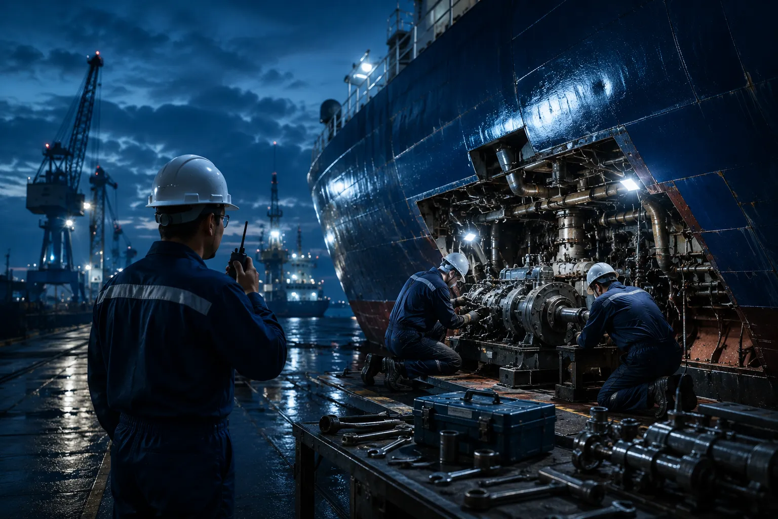 JUKO MARINE emergency vessel repair and dockyard supervision
