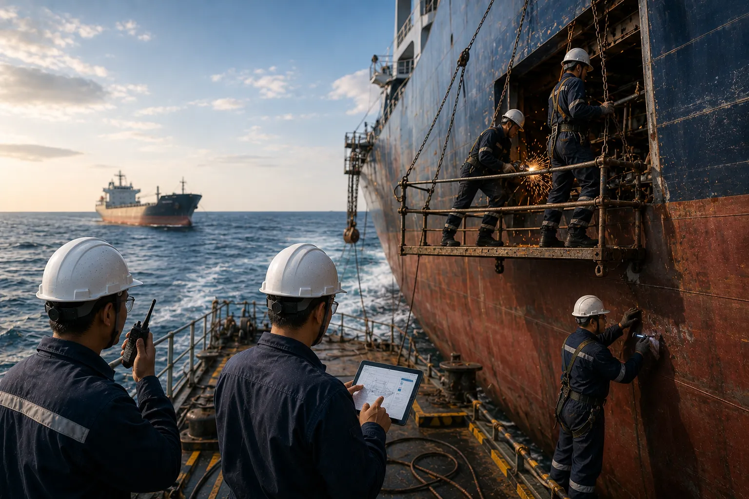 Voyage Repair During Transit and Afloat Maintenance