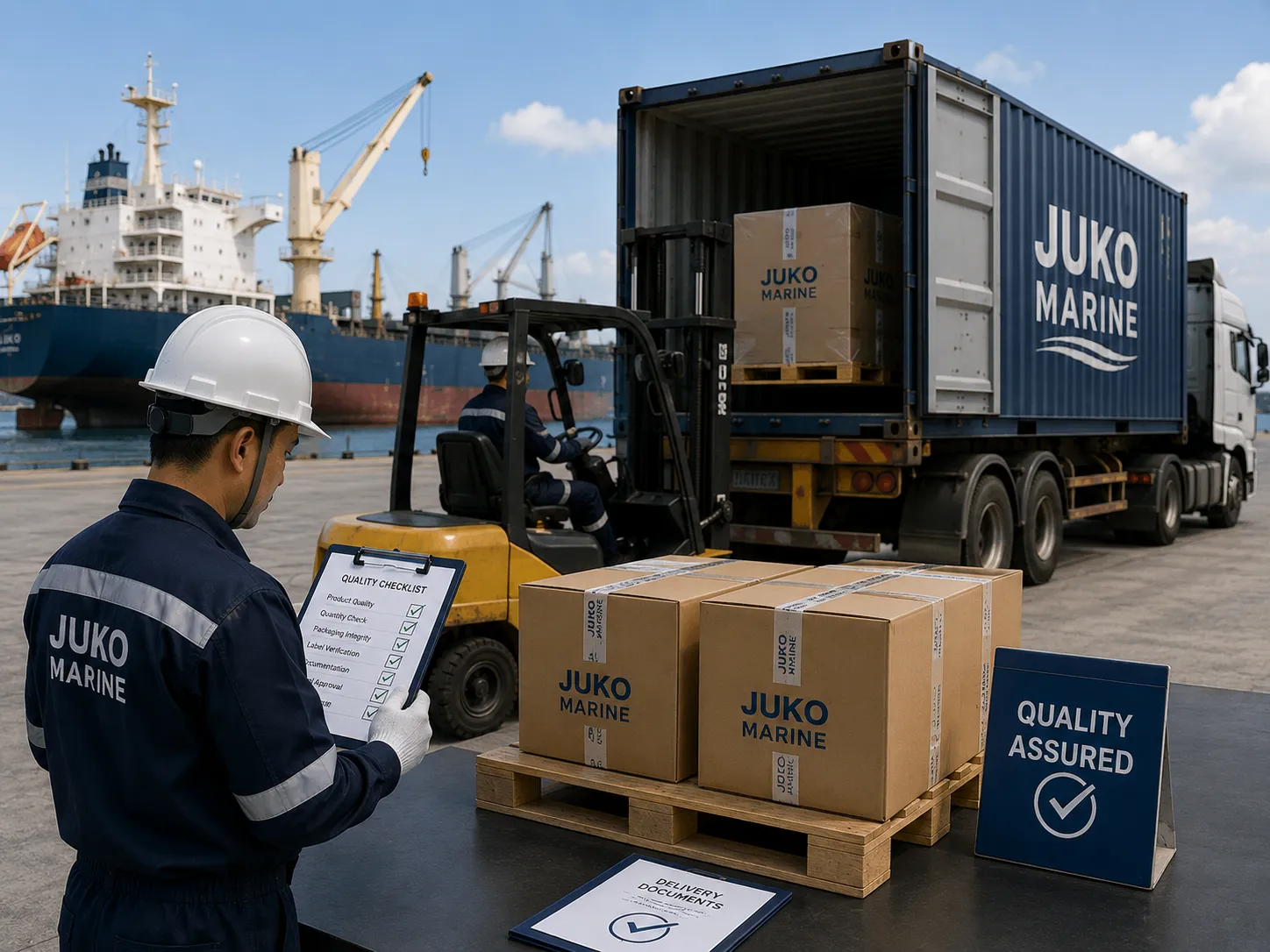 JUKO MARINE Global Ship Supply and Port Logistics Operations