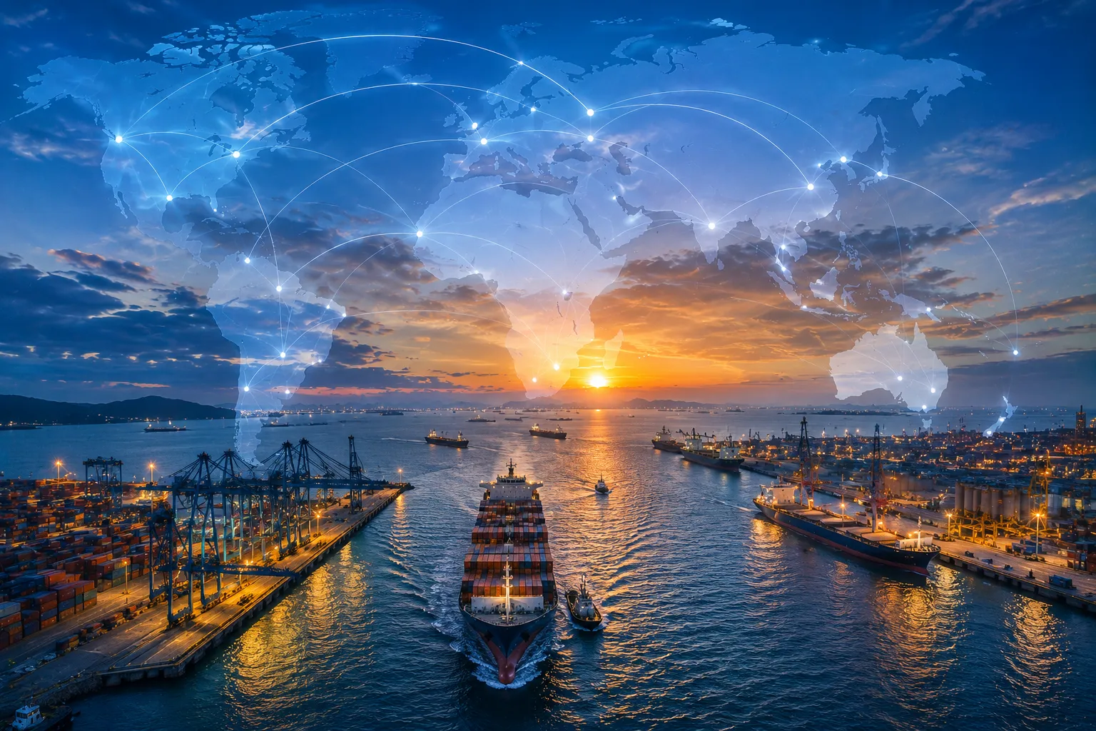 Global Marine Port Coverage Network