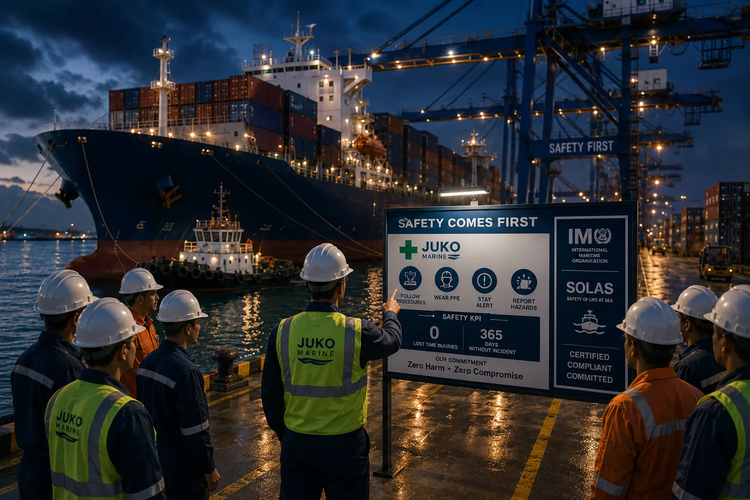 JUKO MARINE Port Safety Compliance and Mooring Standards