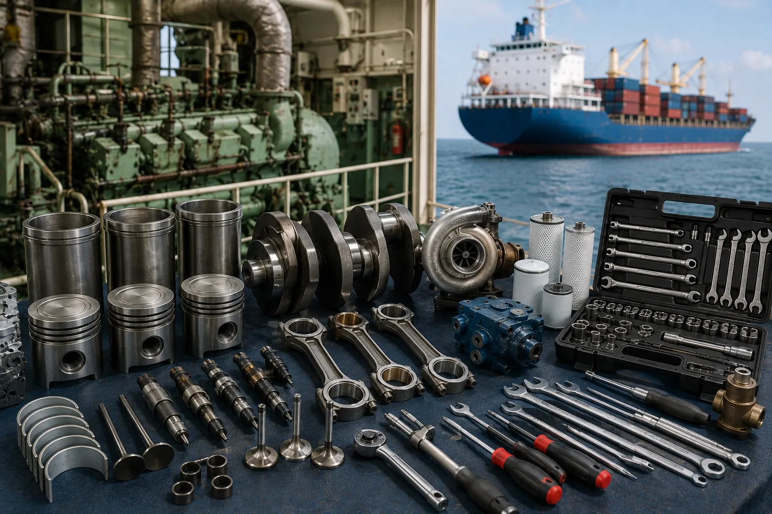 Marine Engine Spares and Tools Supply