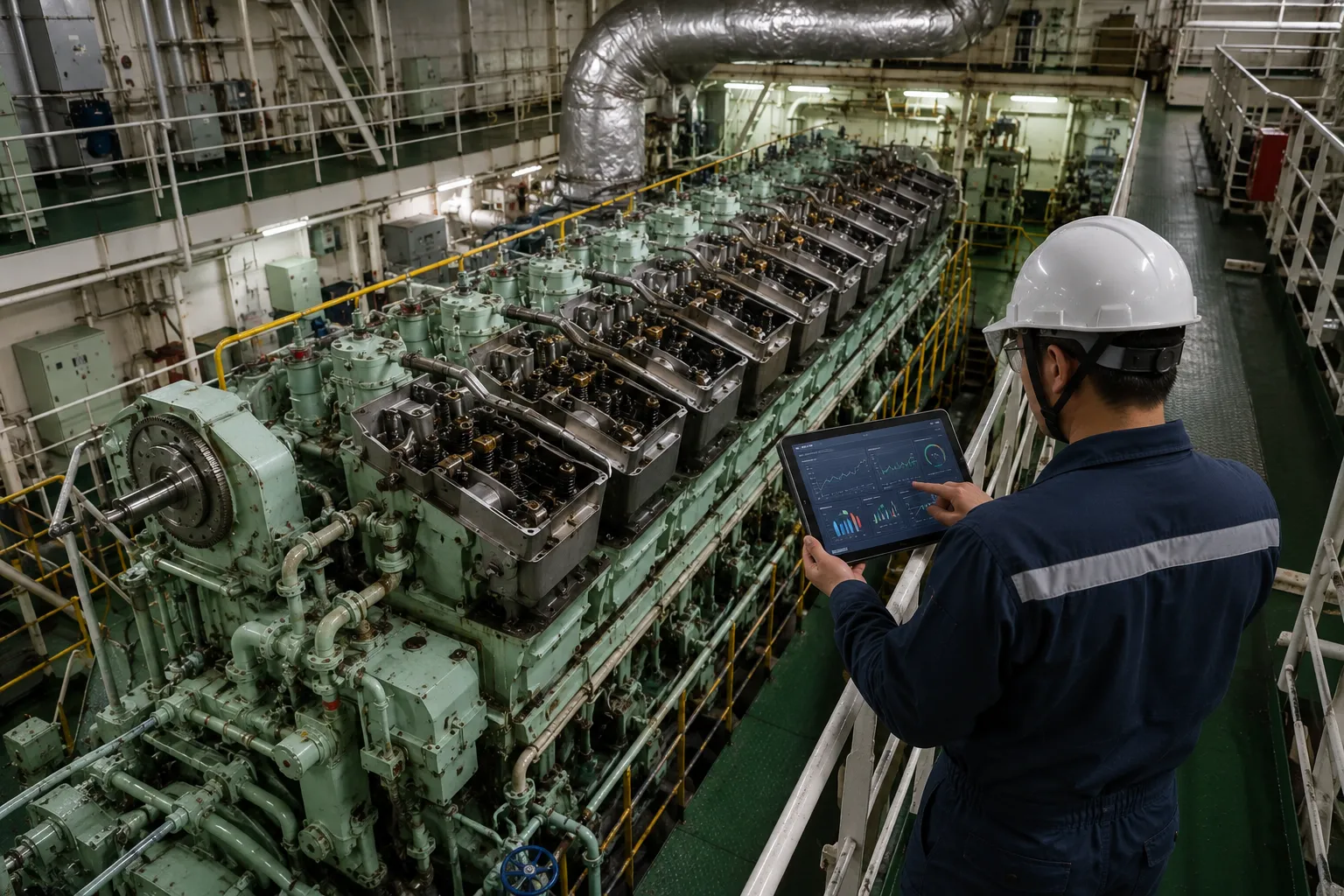 Bulk Carrier Main Engine Overhaul Project