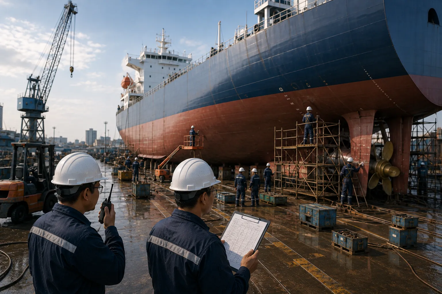 Pre-Drydock and Post-Drydock Maintenance Services