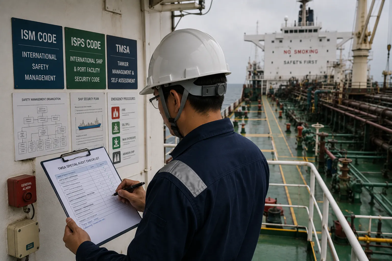 Tanker Ship Compliance Case Study and TMSA Audit