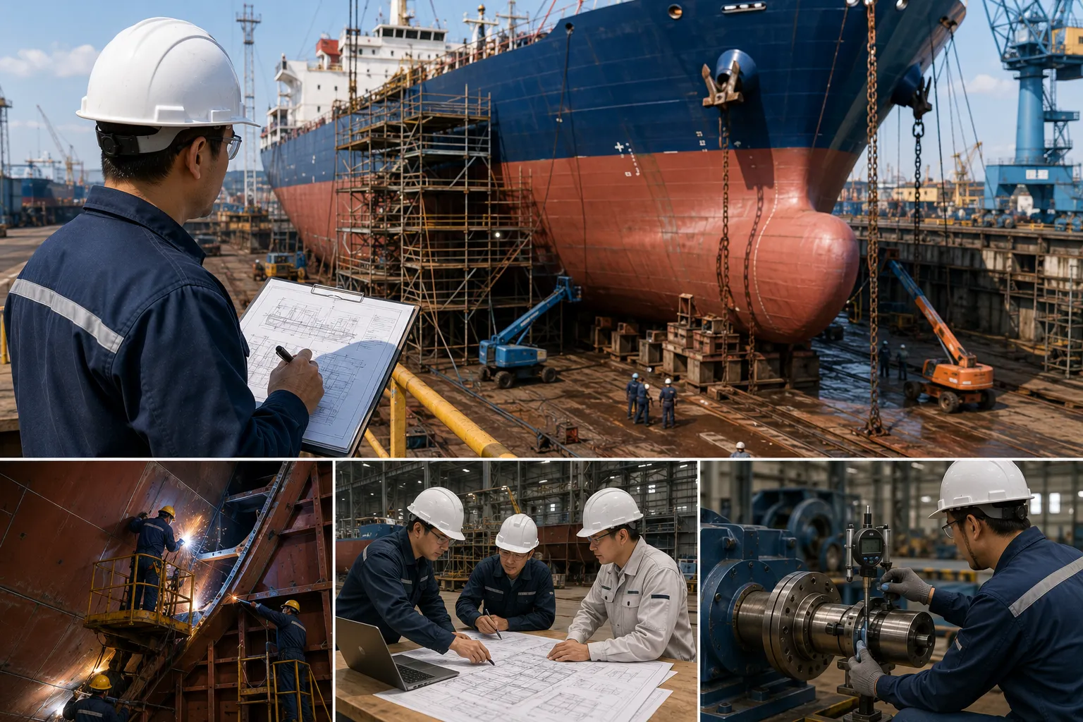 Ship repair technical supervision and non destructive testing