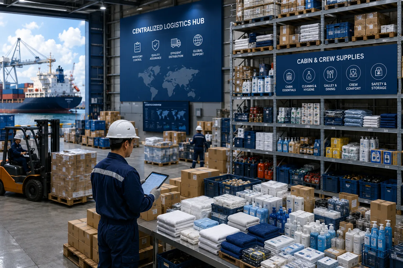 Marine Cabin Crew Supplies Warehouse Hub