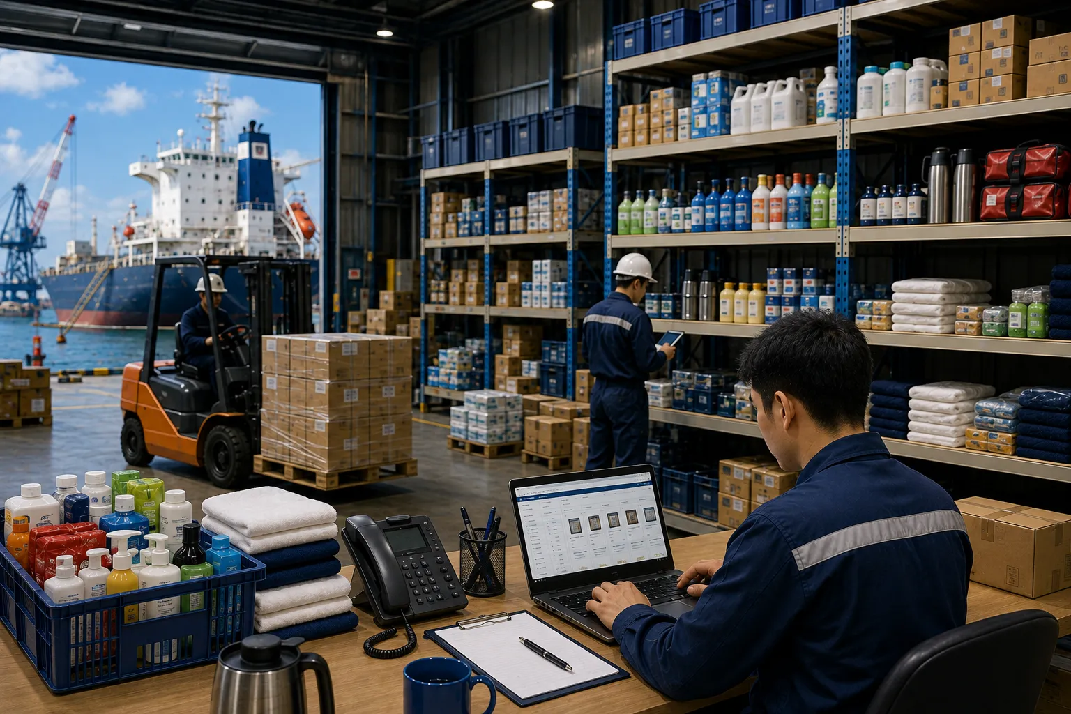 JUKO MARINE cabin and crew supply sourcing and vessel store procurement support
