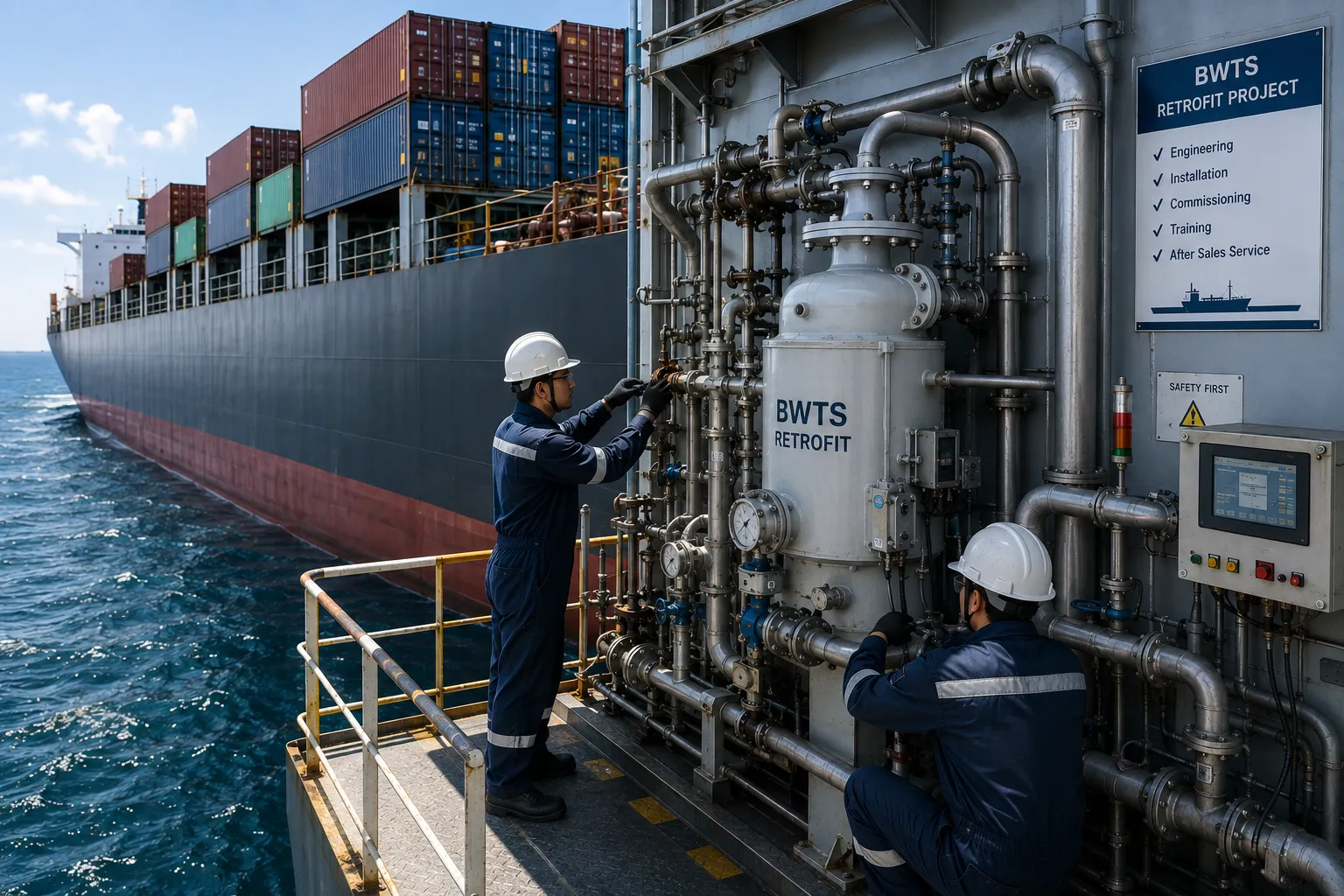 Container Fleet BWTS Retrofit Technical Project