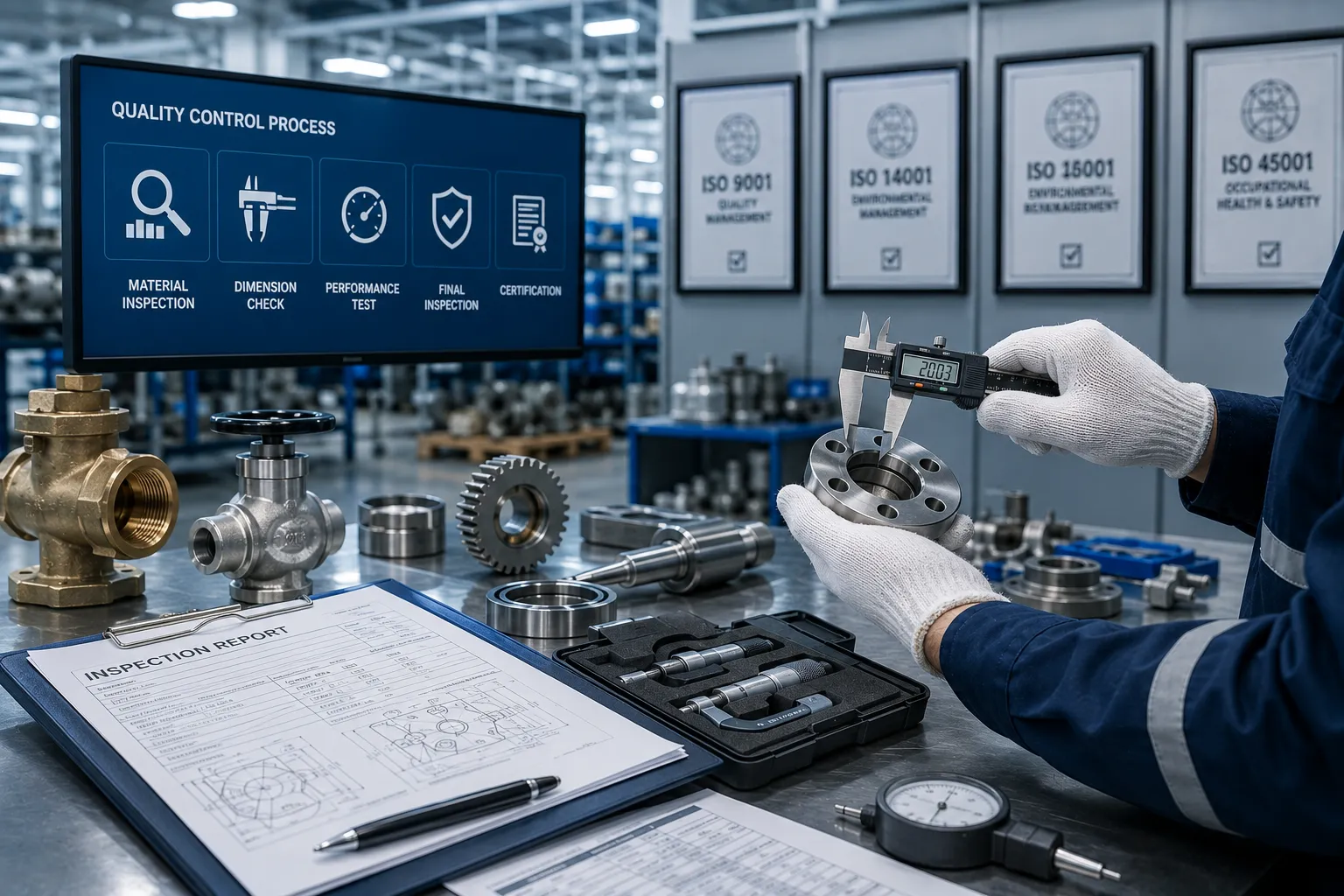 JUKO MARINE Quality Control Inspection Facility and Certified Marine Equipment Verification