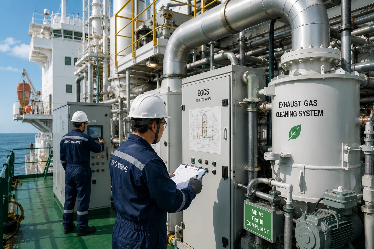 Marine environmental compliance and BWTS scrubber system maintenance