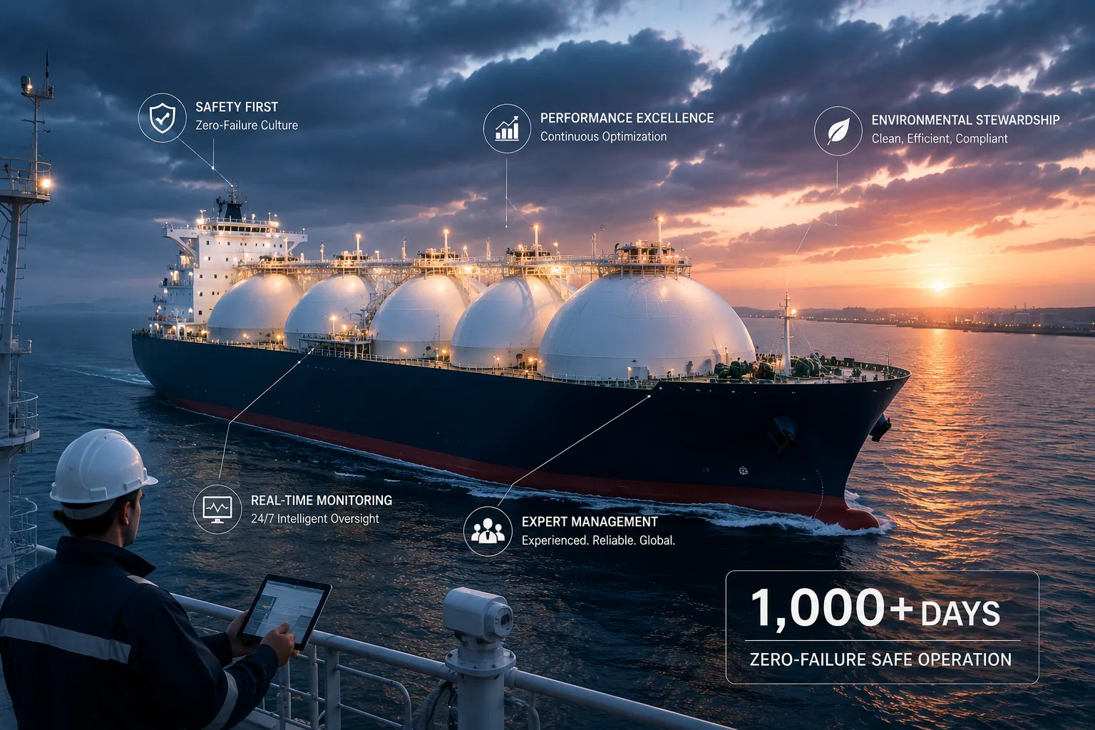 LNG carrier technical management and safety compliance