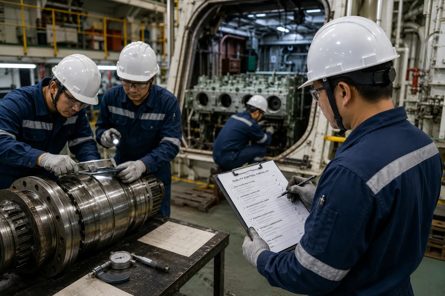 JUKO MARINE Vessel Repair Process and Inspection Workflow