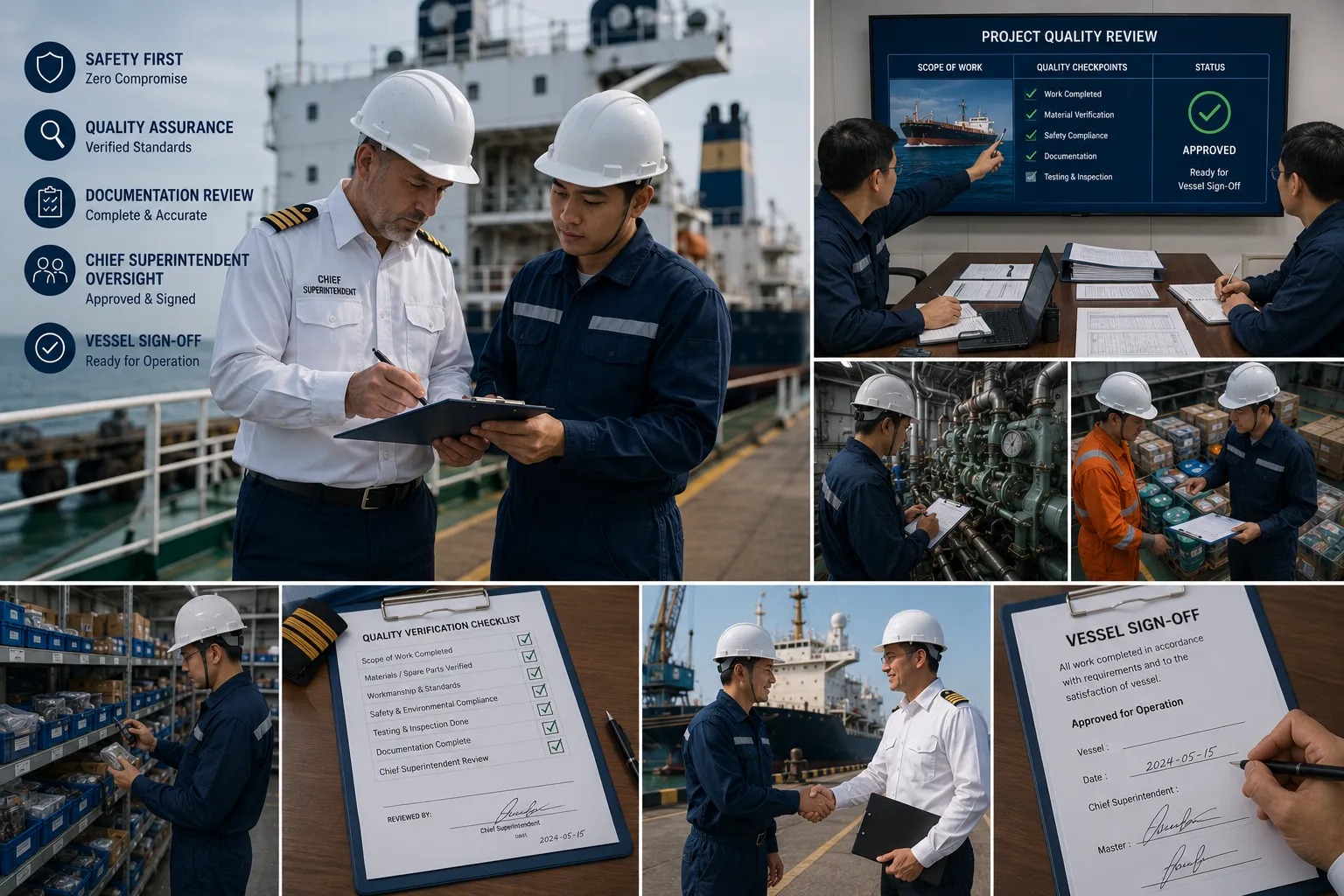 JUKO MARINE Vessel Service Technical Quality Assurance Inspection